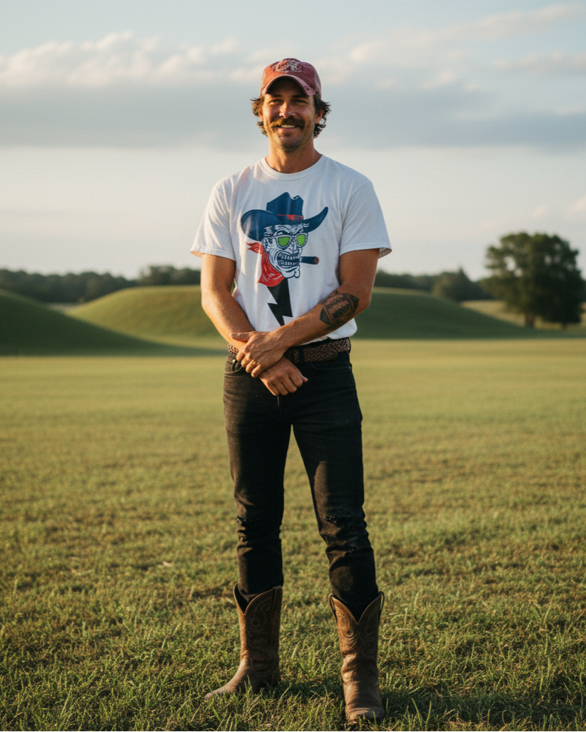 Cowboy Lightning Tee