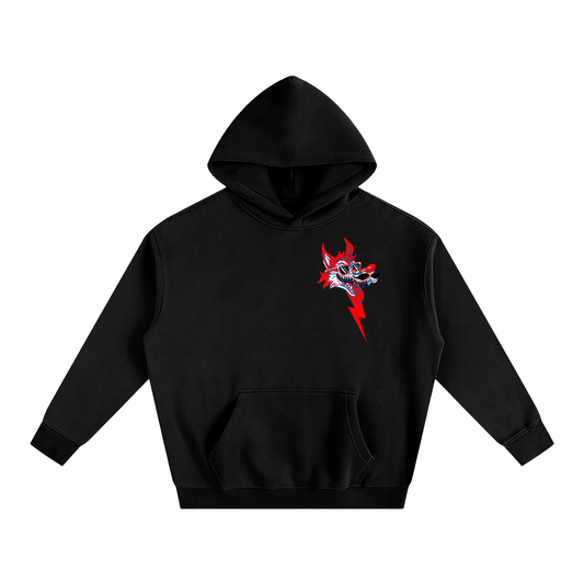 Wolf N' Sheep Skating Oversize Fleeced Hoodie