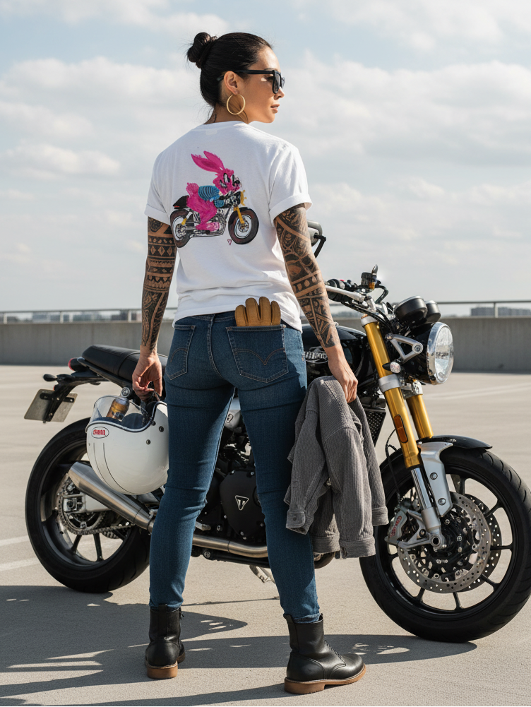Fast Bunny Moto Tee