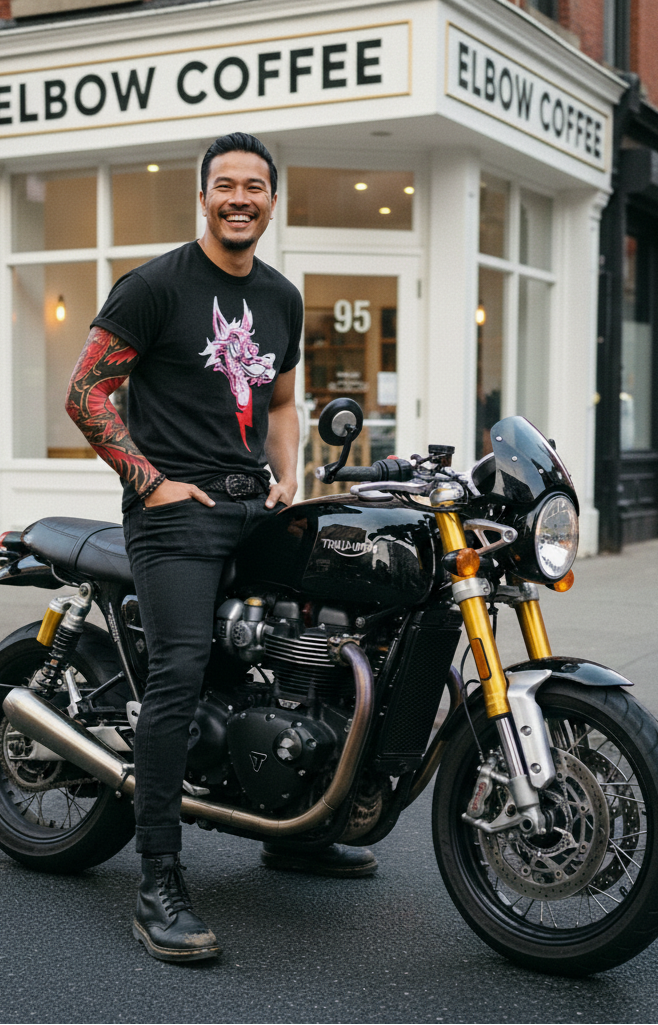 Wolf Lightning Tee (black)