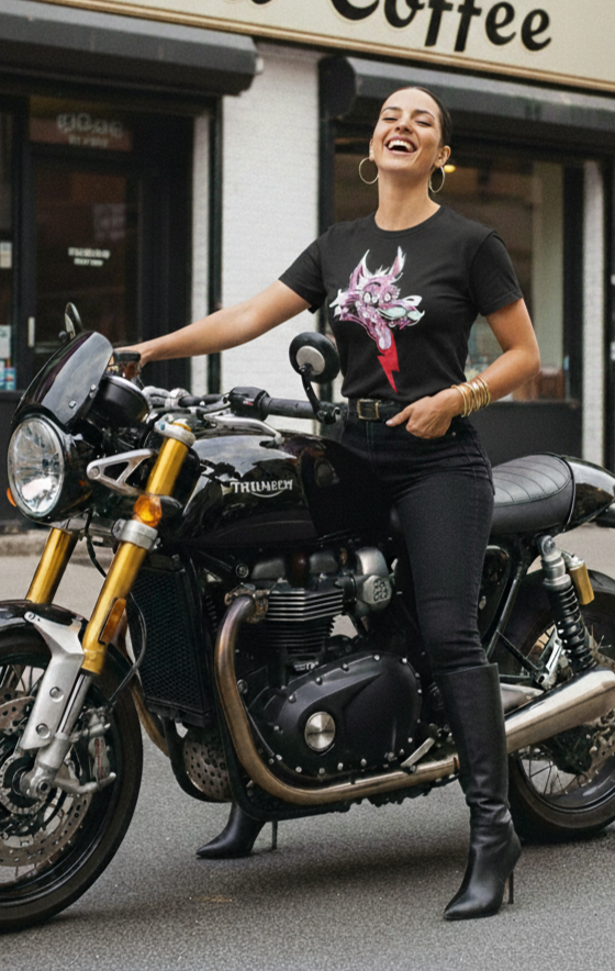 Wolf Lightning Tee (black)