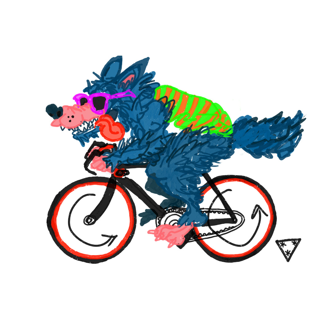 Ratty Werewolf Rider Kids Tee